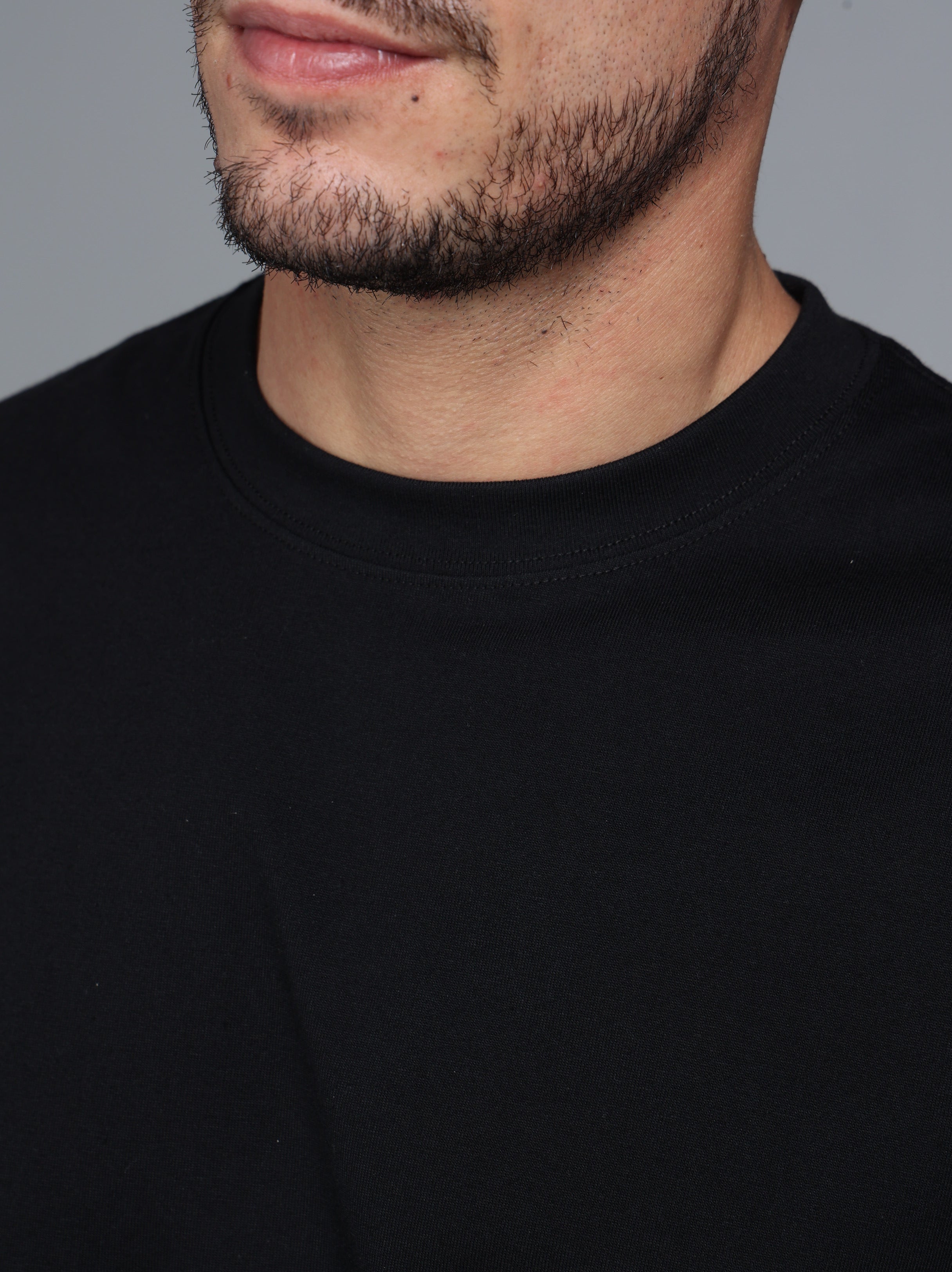 B Classic Oversized Fit T-Shirt - Black