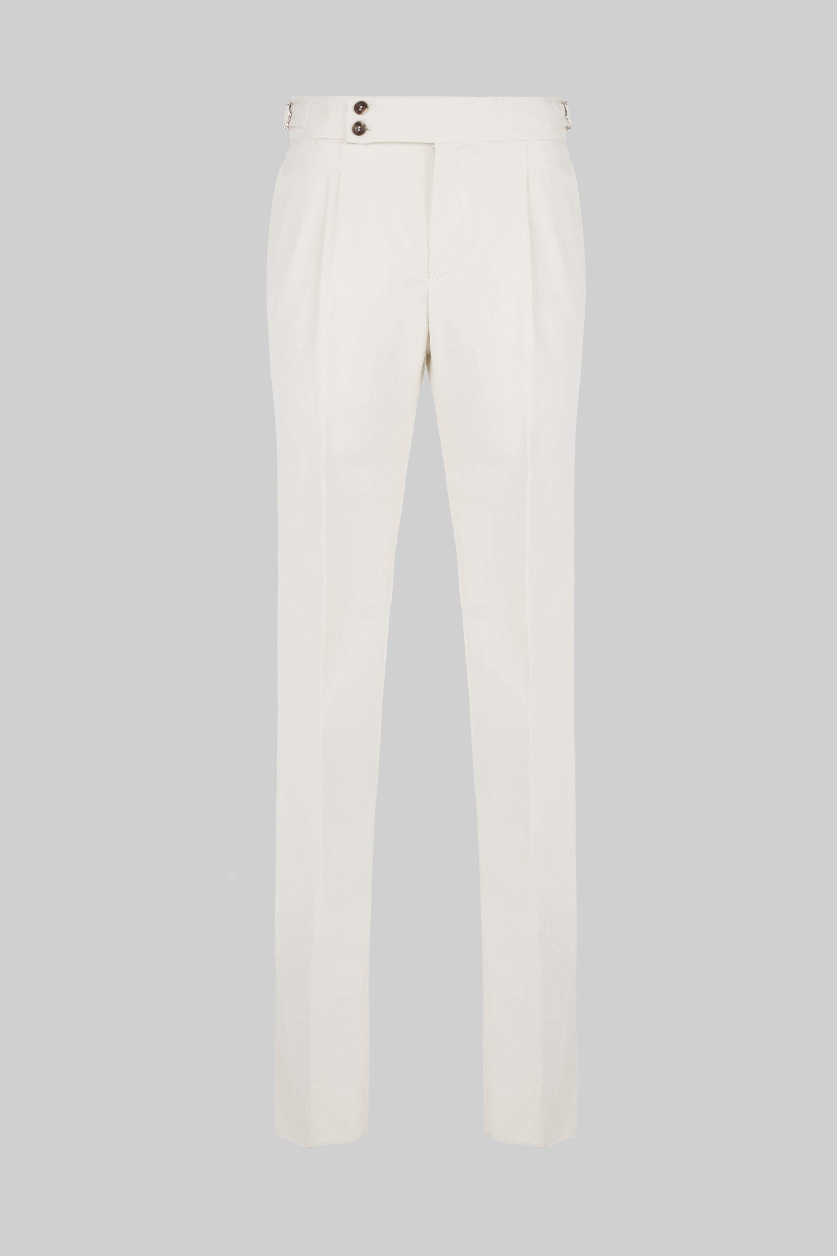 Milan - Versatile fit - Cotton Chinos - White