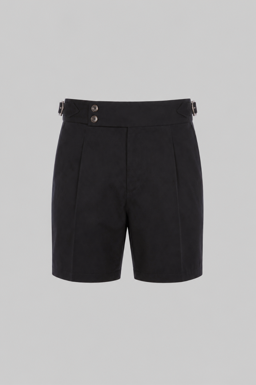 Milan Tailored Shorts - Navy Blue