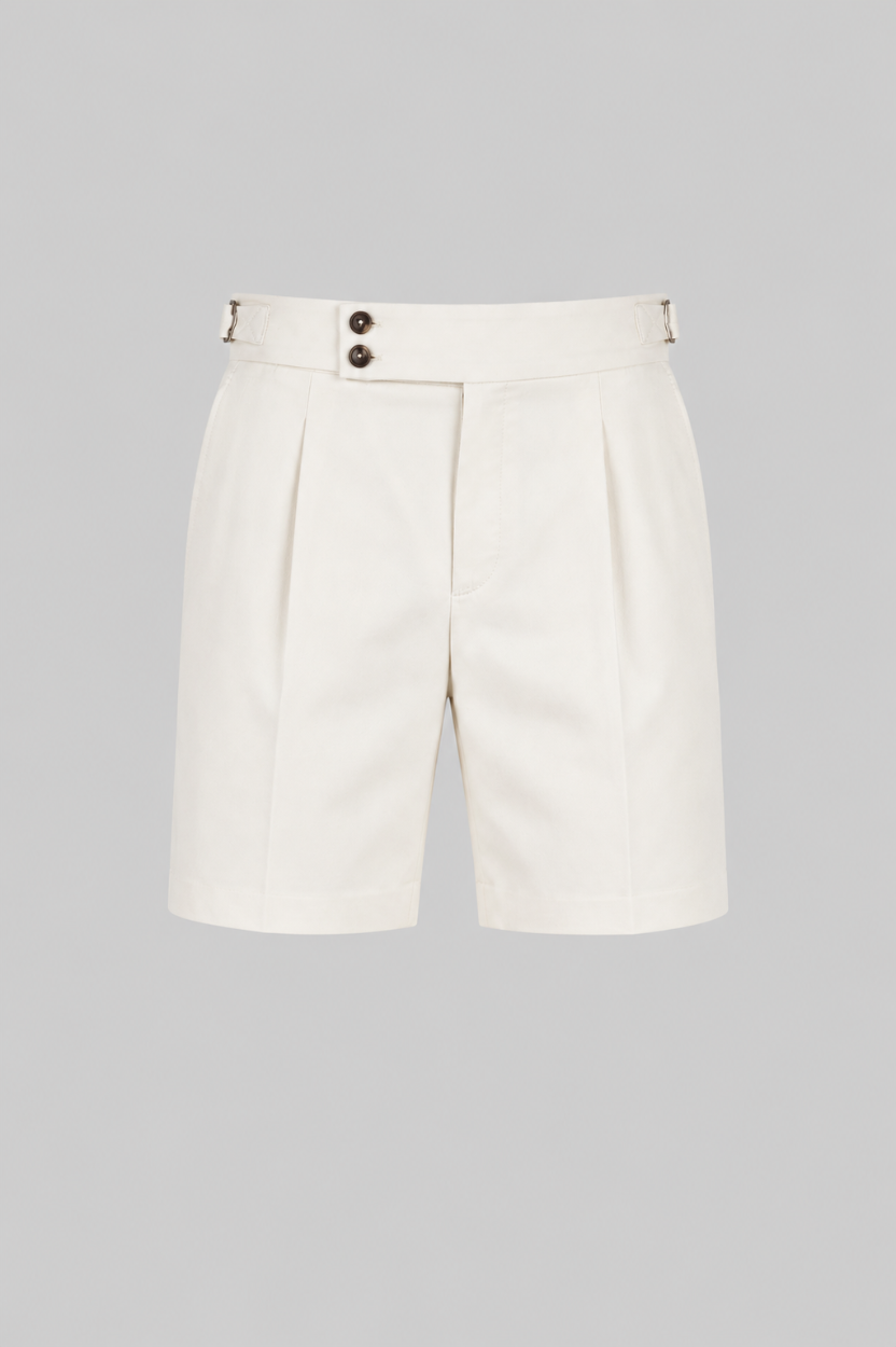 Milan Tailored Shorts - White