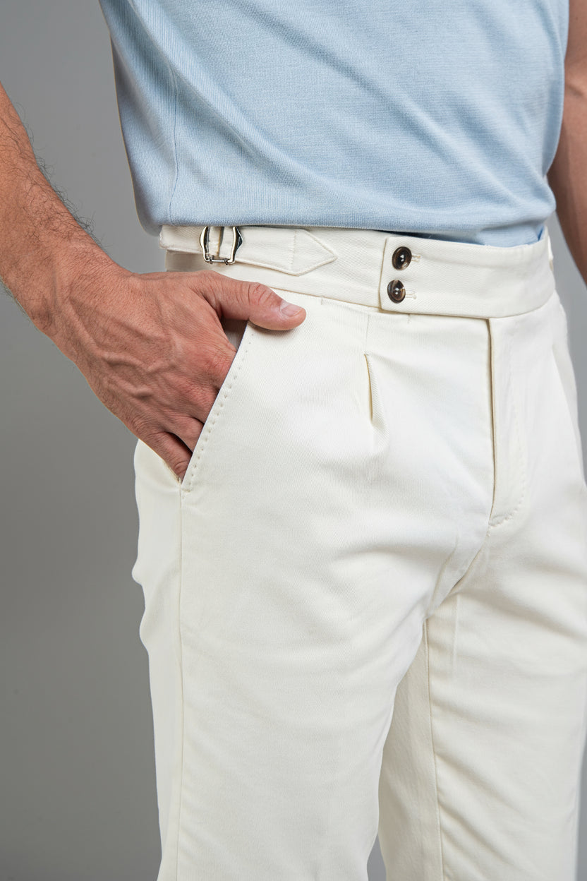 Milan - Versatile fit - Cotton Chinos - Sand