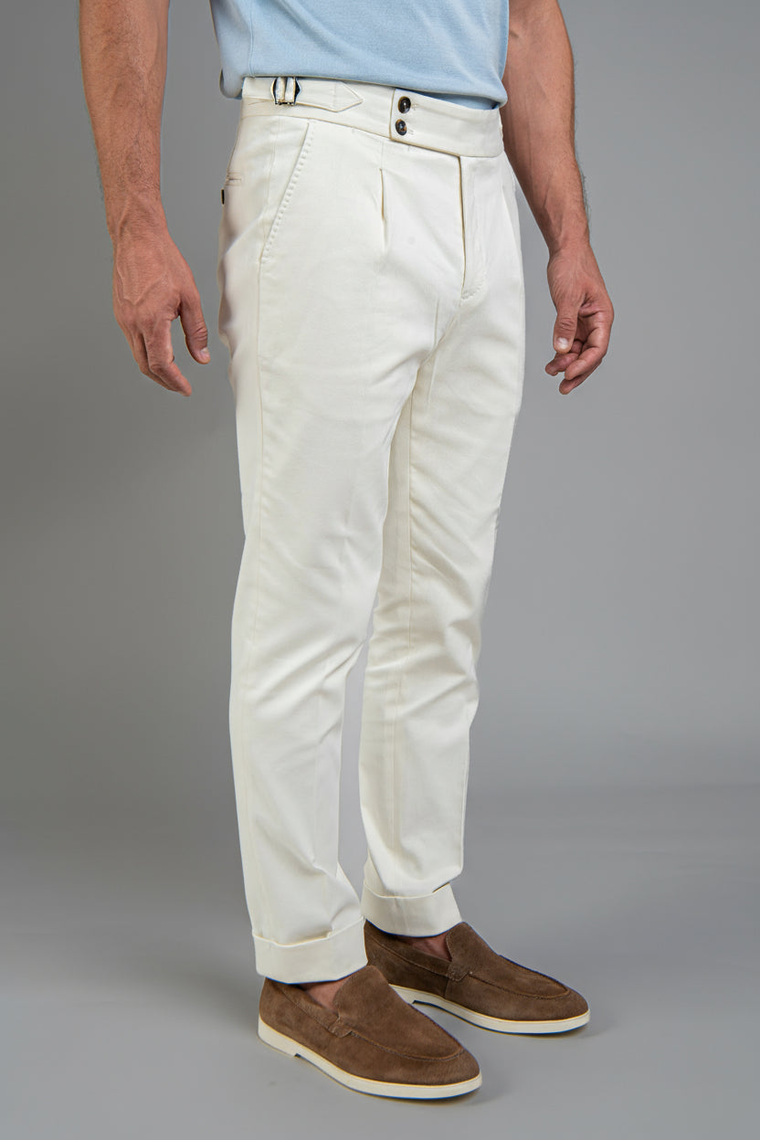 Milan - Versatile fit - Cotton Chinos - Sand