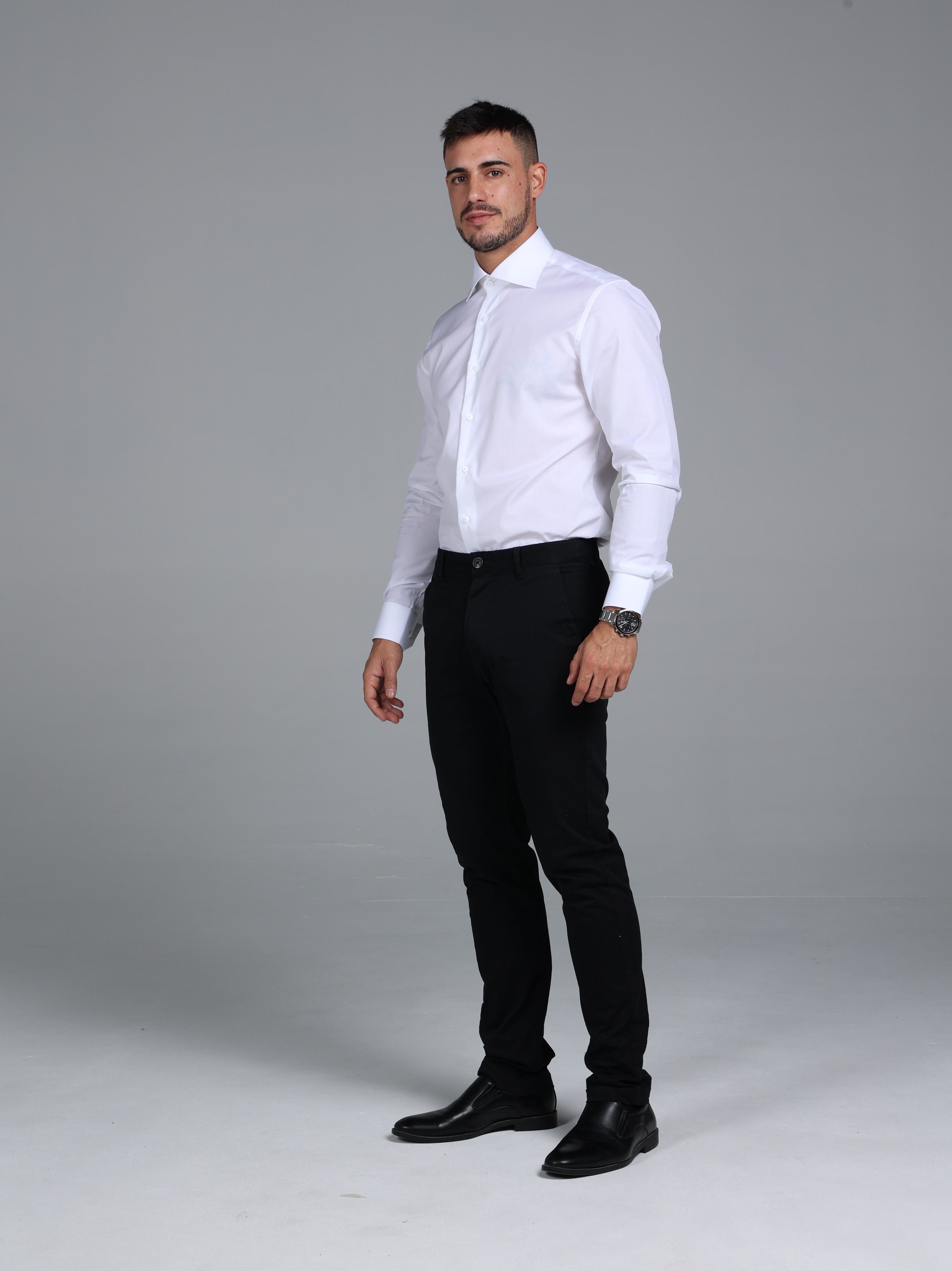 White Signature Poplin Slim Fit Shirt