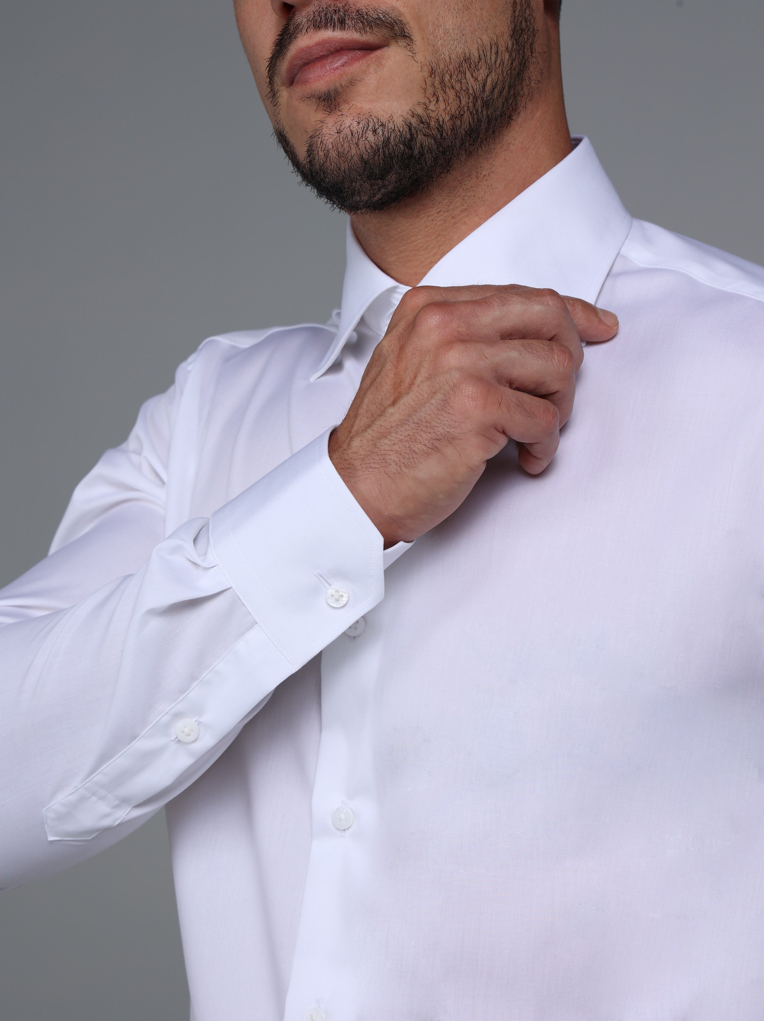 White Signature Poplin Slim Fit Shirt