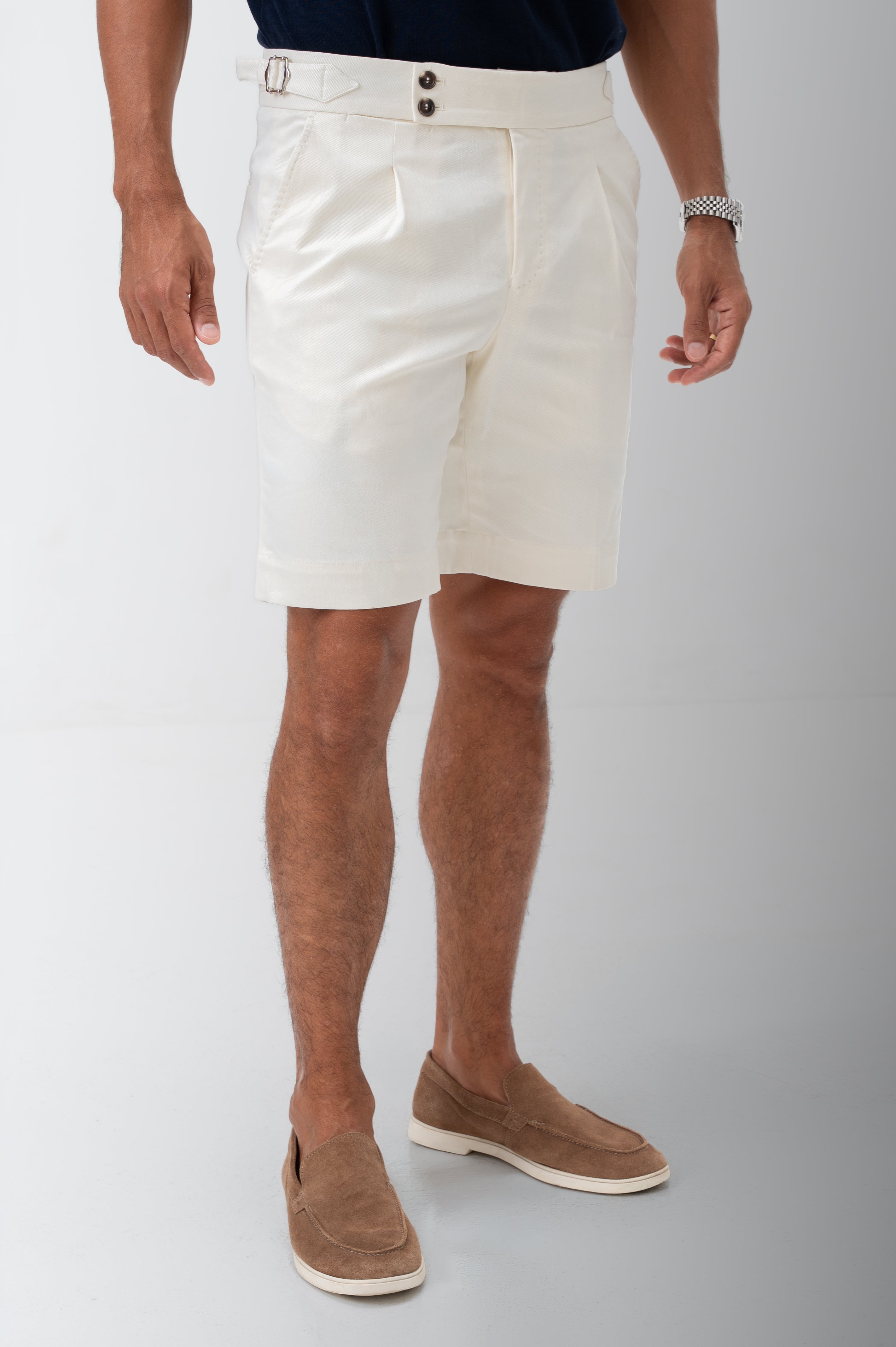 Milan Tailored Shorts - Sand
