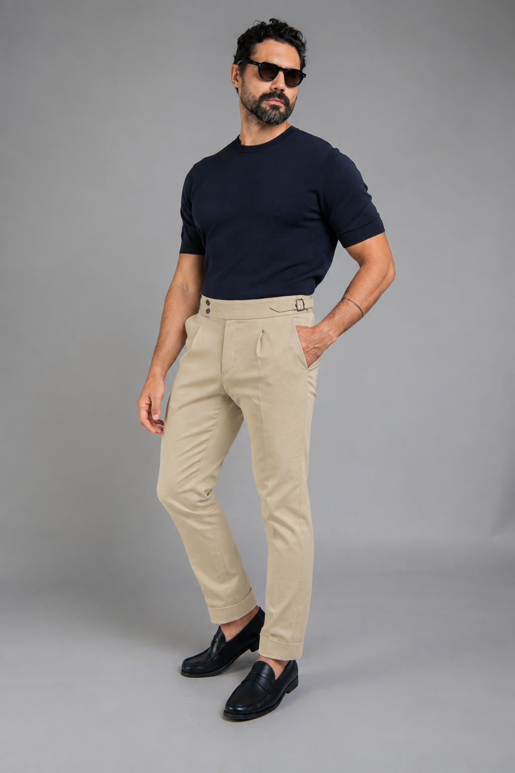 Milan - Versatile fit - Cotton Chinos - Beige