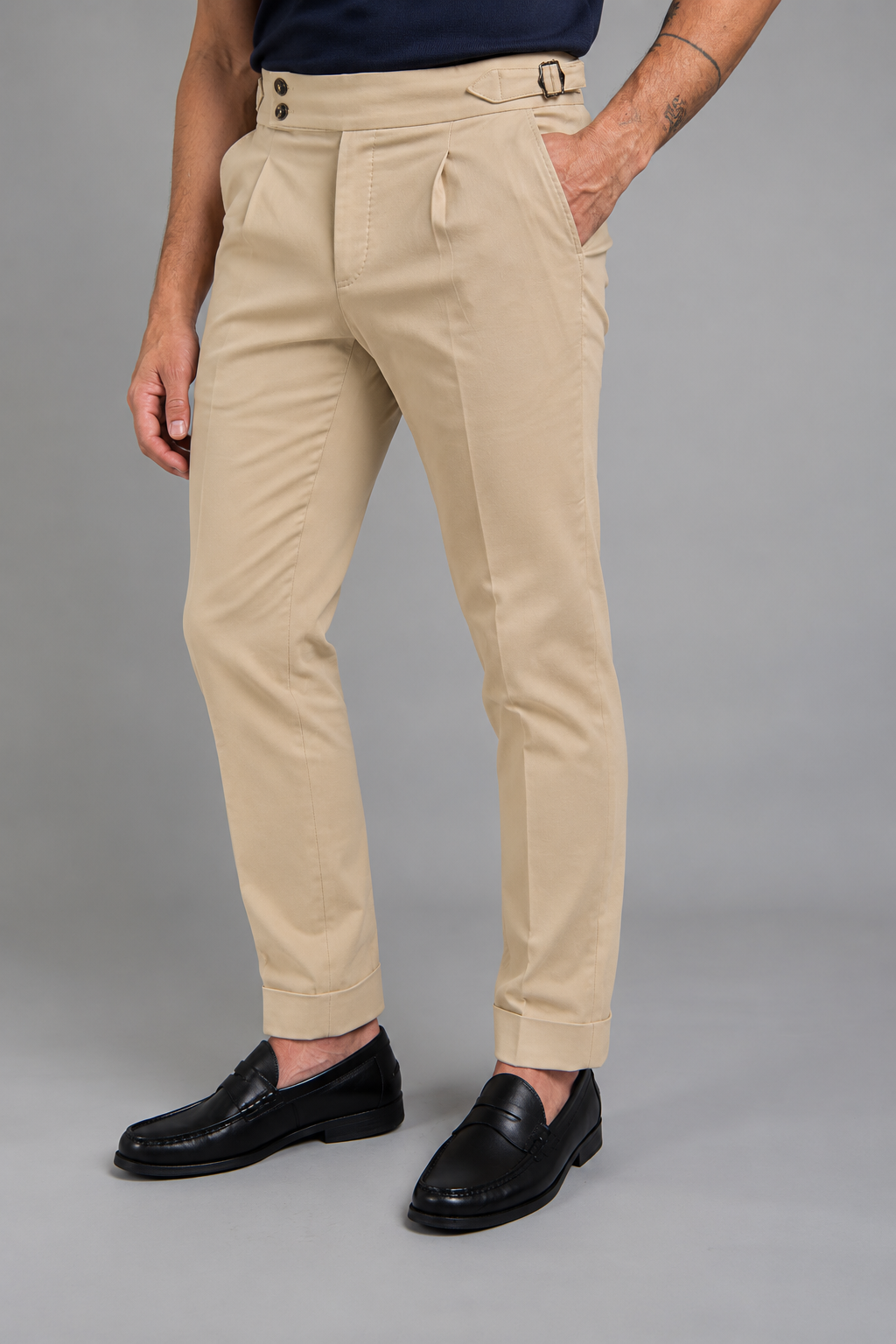 Milan - Versatile fit - Cotton Chinos - Beige