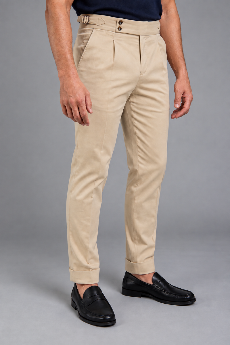 Milan - Versatile fit - Cotton Chinos - Beige