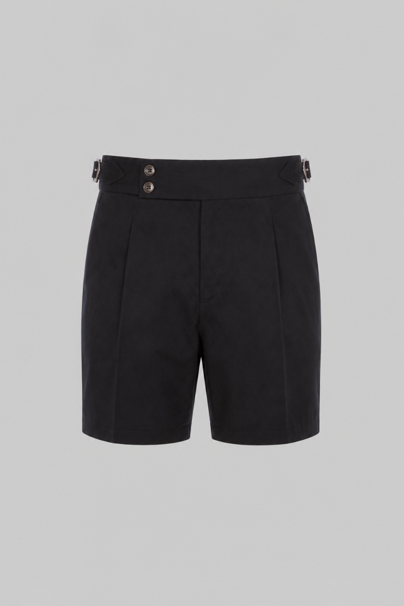 Milan Tailored Shorts - Navy Blue