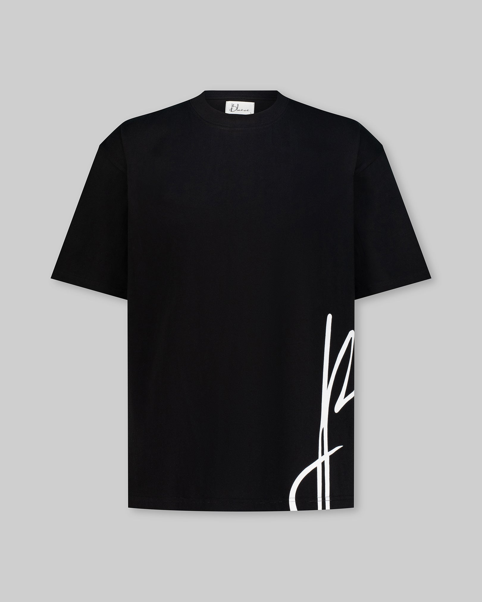 B Classic Oversized Fit T-Shirt - Black