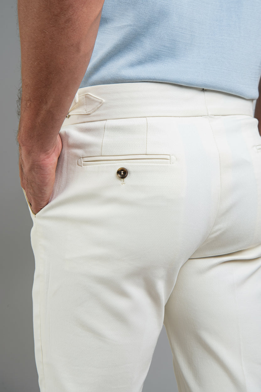 Milan - Versatile fit - Cotton Chinos - Sand