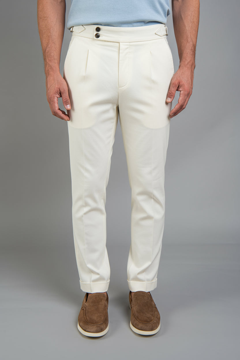Milan - Versatile fit - Cotton Chinos - Sand