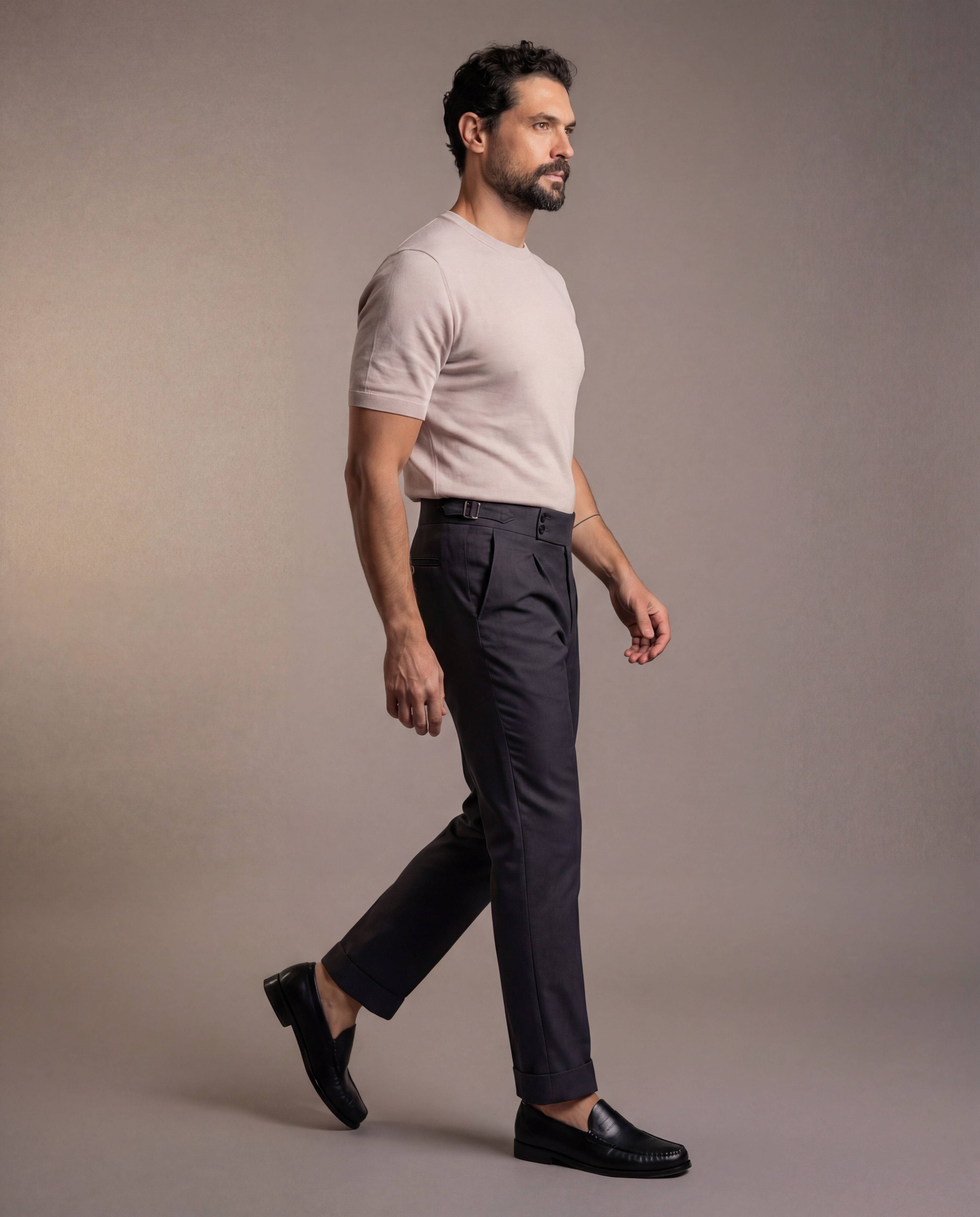 Milan - Versatile fit - Cotton Chinos - Charcoal Grey