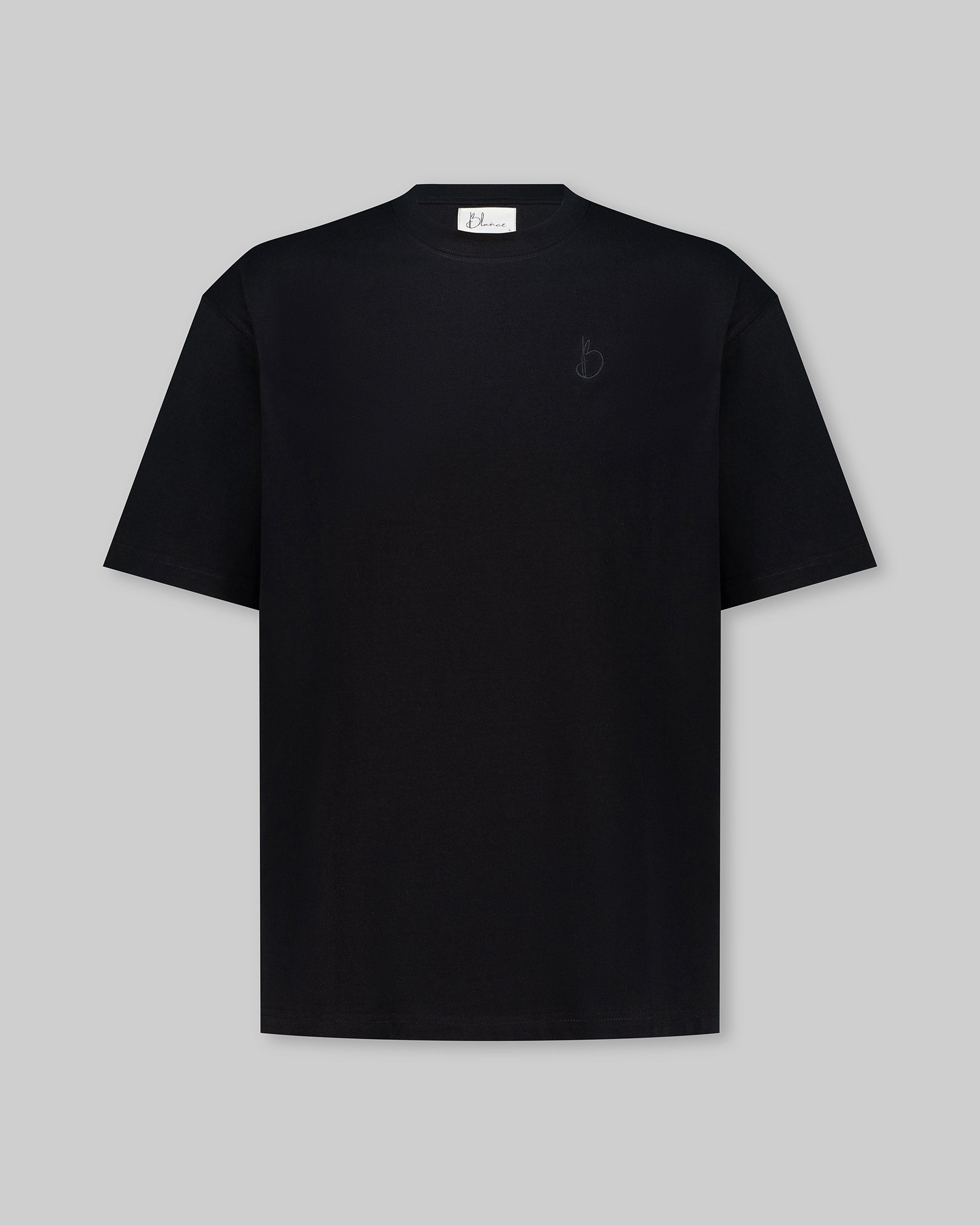 Signature Classic Oversized Fit T-Shirt - Black